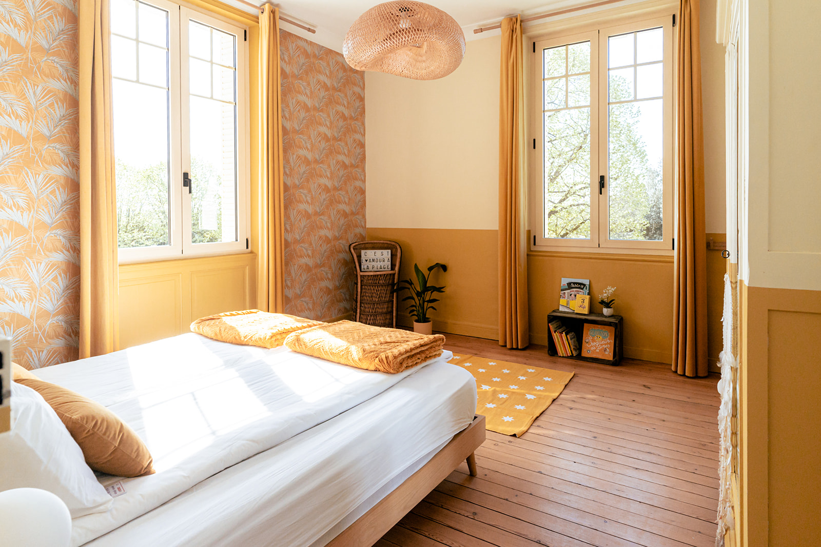 Villa Nymphéa chambre jaune 2
